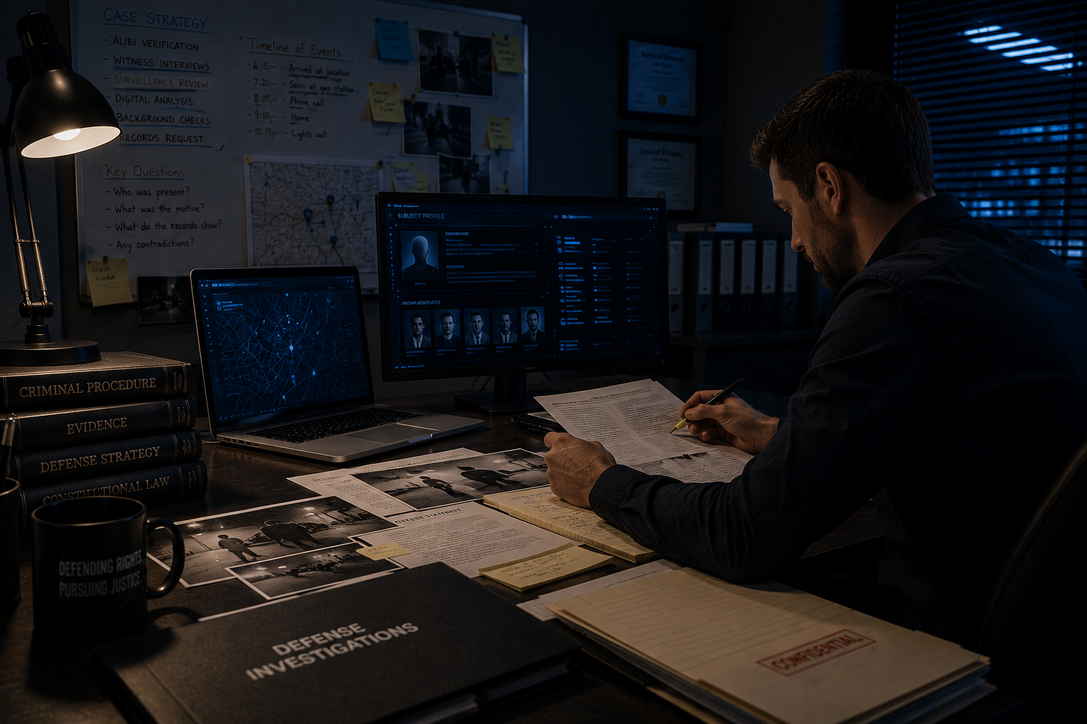 Criminal Defense Investigation Support by Corbin Clay Investigations