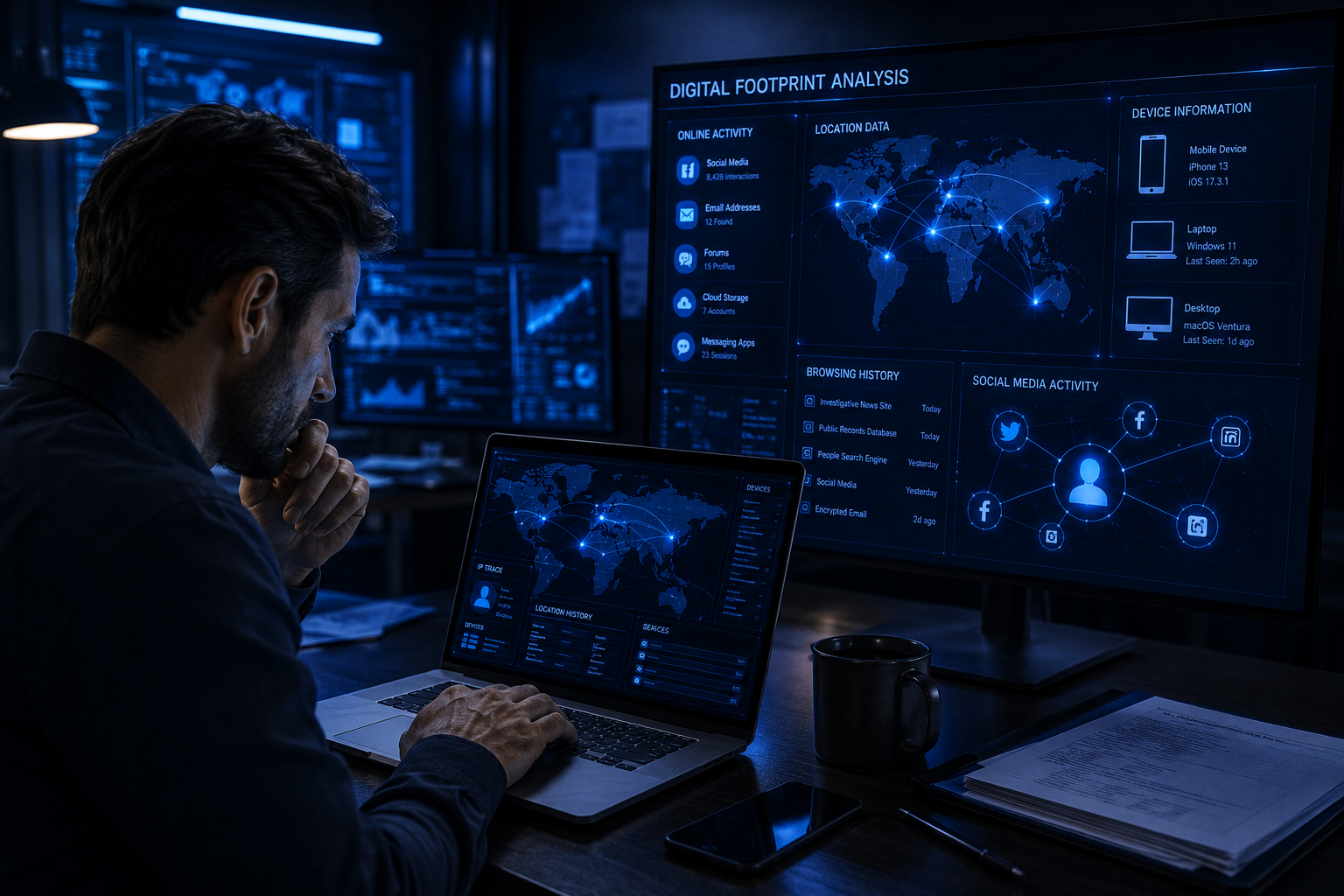 Digital Footprint Analysis by Corbin Clay Investigations