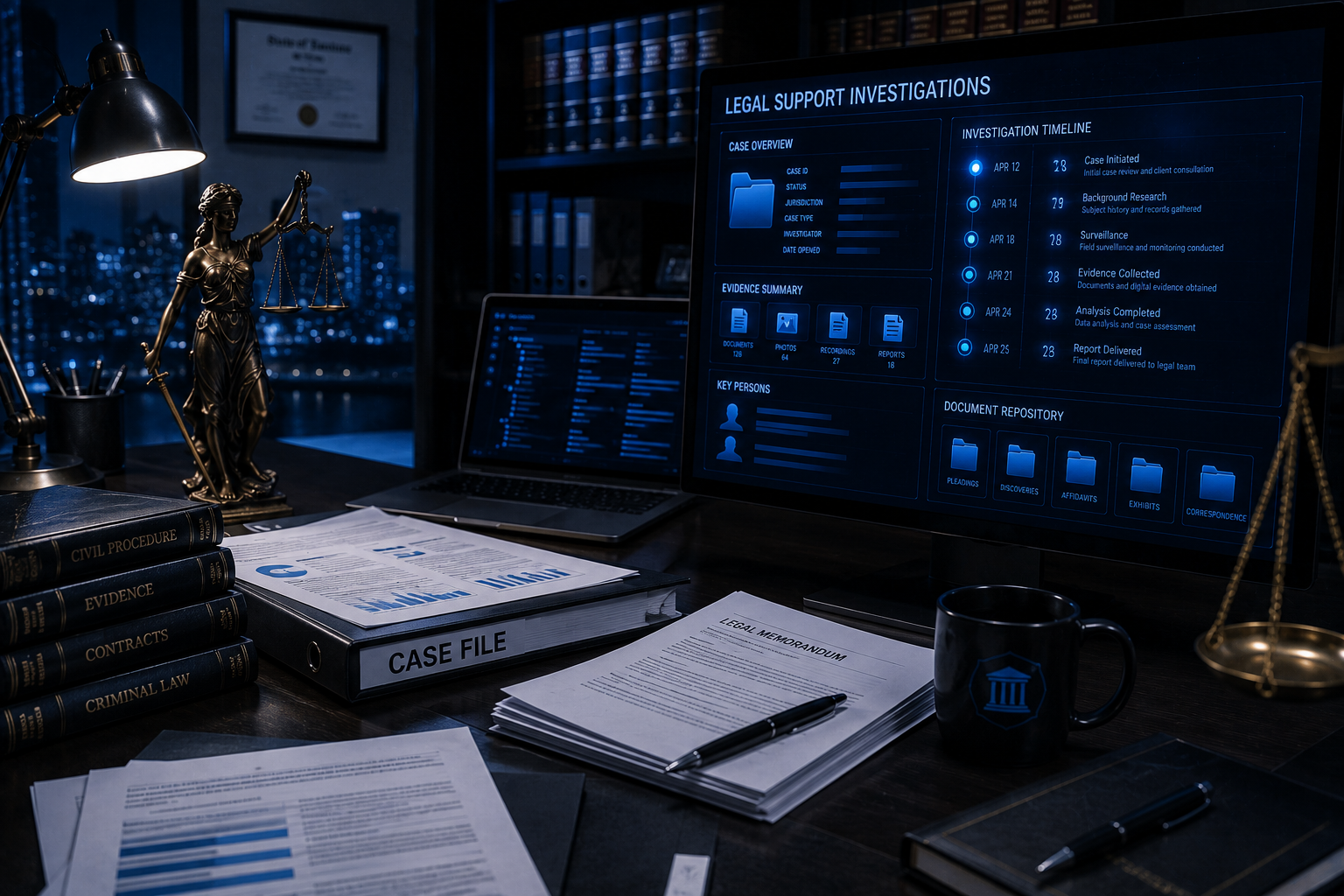 Attorney & Legal Support by Corbin Clay Investigations